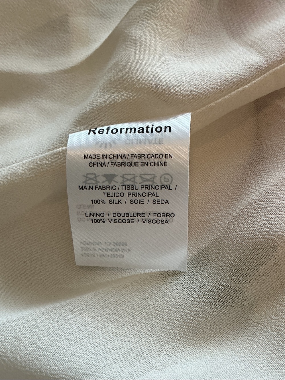 NWOT Reformation Genesis Giverny Floral Silk Size 8 Midi Dress. - Picture 16 of 16
